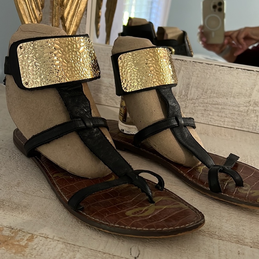 Sam Edelman black sandals 10